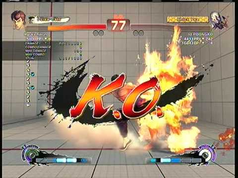 SSF4AE:  Fei-long (Ryukichikun)   vs.  Seth (Id POONGKO)      SD