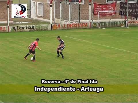División Reserva: Independiente 1-3 Arteaga / Cuartos de final ida / - Liga Interprovincial