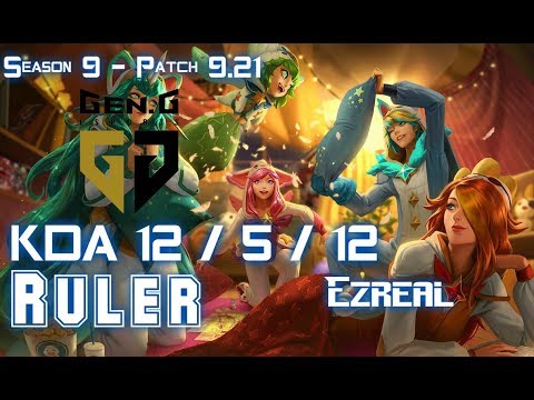 Gen Ruler EZREAL vs CAITLYN ADC - Patch 9.21 KR Ranked