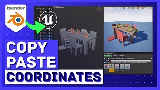 COORDIKNIGHT ADDON: Copy&Paste Location/Rotation/Scale for Multiple Assets from Blender to Unreal