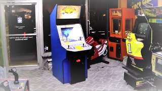 Playing a Capcom Dedicated STREET FIGHTER II Champion Edition Arcade Game 1992 LANGUAGE WARNING!!