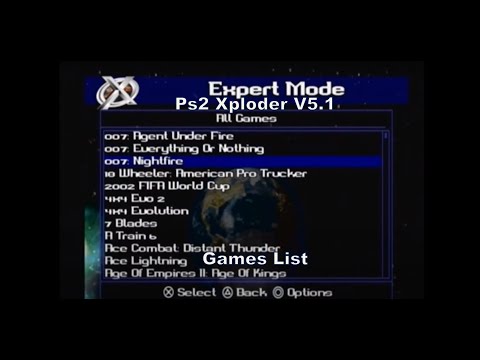 Xploder V5.1 for Ps2 Cheat Disc Games List
