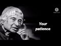 Patience Abdul Kalam Motivational Video Whatsapp Status