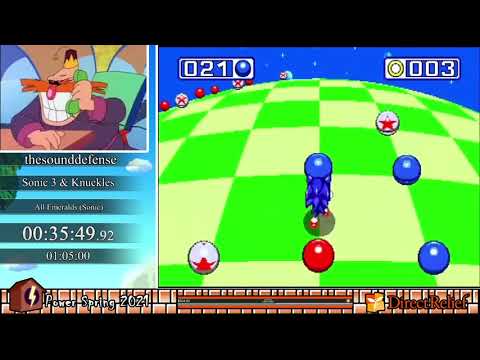 PowerSpring 2021 - Sonic 3 & Knuckles , All Emeralds (Sonic) by thesounddefense in 57:40