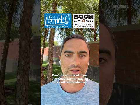 Don’t be surprised if #Giants rookie Abdul Carter plays a lot of off-ball LB vs. the #Cowboys 👀