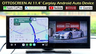 OTTOCAST OttoScreen AI 11.4" Carplay Android Auto Car Multimedia Device