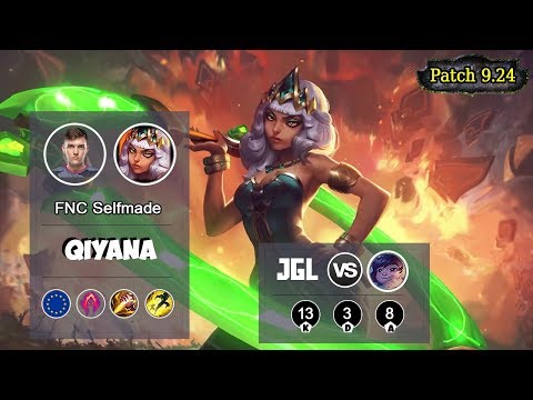 FNC Selfmade Qiyana Jungle VS Nunu | LOL | S9 EUW Challenger - Full Gameplay