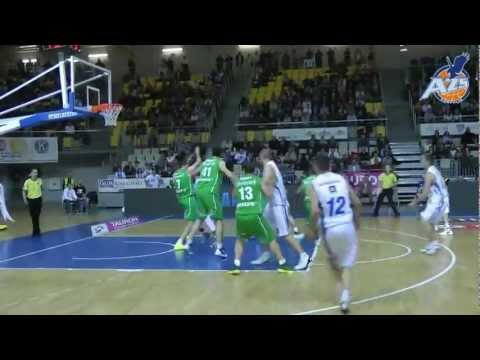 Skrót meczu, AZS Koszalin - Stelmet Zielona Góra 80:85, 26.01.2013
