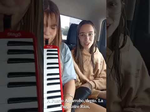 YENDO A PUERTO ALGARROBO, DEPTO. LA PAZ, ENTRE RÍOS — Soledad y Azul Jacquemain (22/11/25)