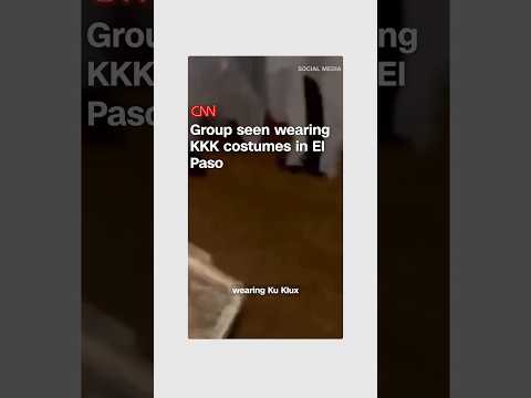 Group seen wearing KKK costumes in El Paso
