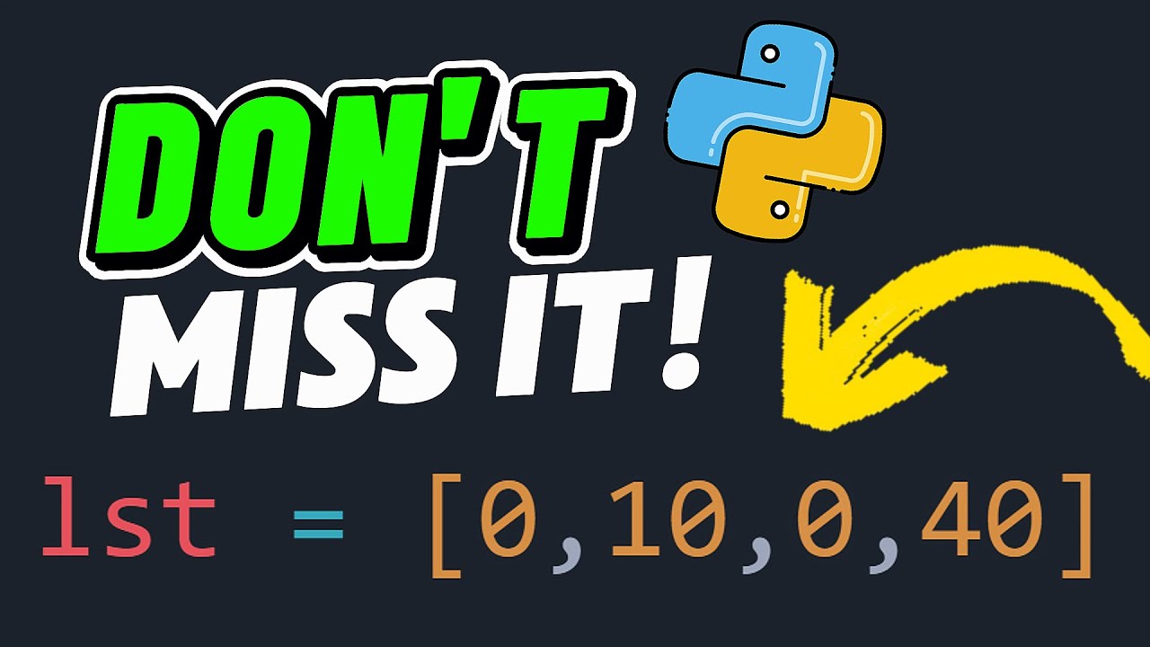 Move All Zeros to the End – Python Trick You Should Know!