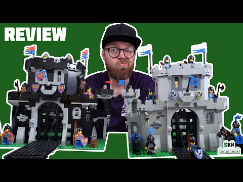 Grau oder Schwarz? Was ist besser? LEGO® 6085 wird zur Falkenritter-Burg [Review]