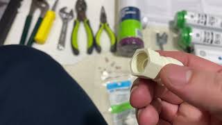 Under Sink Dual Flow Water Filtration System install : GE - GXK285JBL