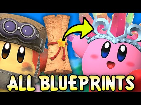 All 23 SECRET BLUEPRINTS & Where To Find Them In Kirby and The Forgotten Land!