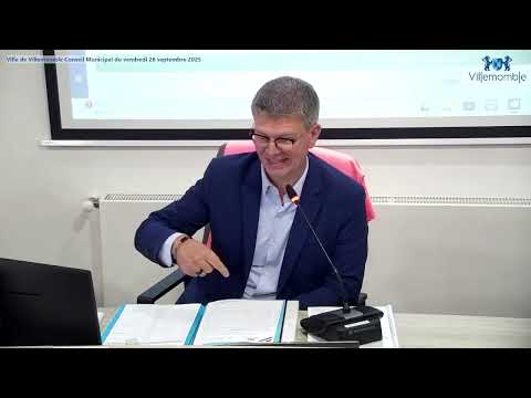 Ville de Villemomble - Diffusion en direct du Conseil Municipal du vendredi 26 septembre 2025