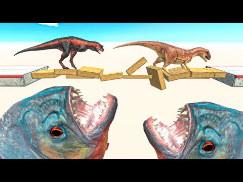 DEADLY BRIDGE Who Can Not Fall? ► Animal Revolt Battle Simulator