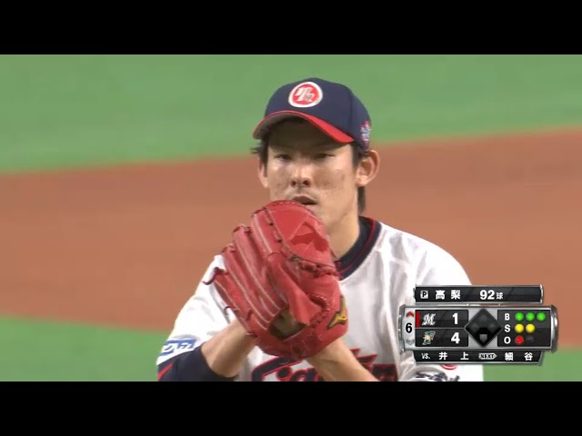 【6回表】自身初の2桁勝利へ!! ファイターズ・高梨 6回1失点の力投で自身初の2桁勝利へ前進!! 2016/9/18 F-M