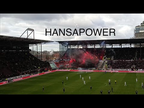 St. Pauli  gegen Hansa Rostock am 26.2 2023 am Millerntor