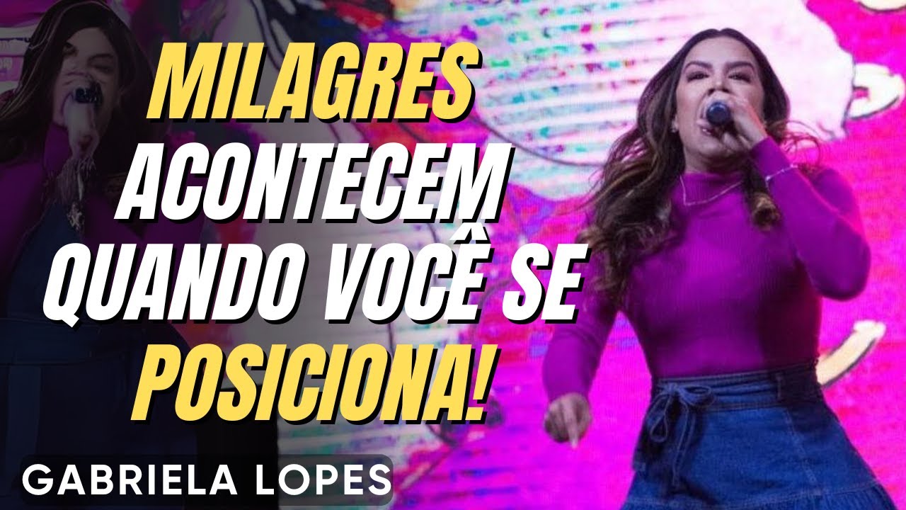 O DIABO TEME SEU PROPÓSITO! NÃO DEIXE NADA TE ATRASAR! - GABRIELA LOPES 2025 - Pregação Forte 2025