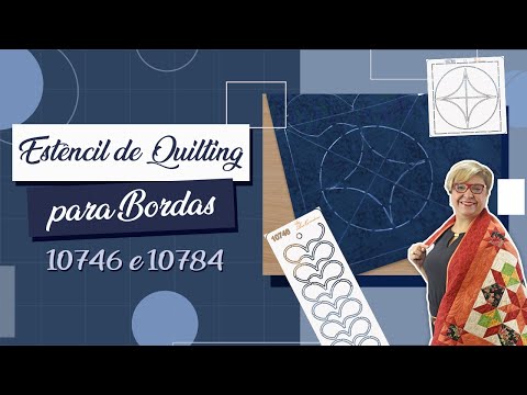 Como fazer bordas de Quilting com Estêncil | Patchwork Sem Segredos | Ana Cosentino