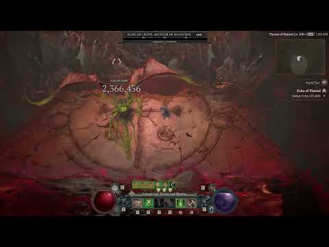 Diablo 4 Uber Lilith All Mechanics Skip - Season of the Blood, Poison Rogue insane damage solo kill
