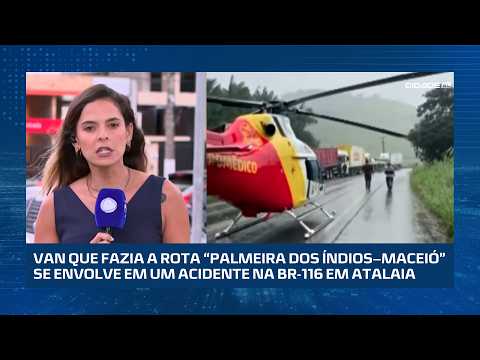 🚑 Acidente com van intermunicipal deixa 11 feridos durante viagem para Maceió