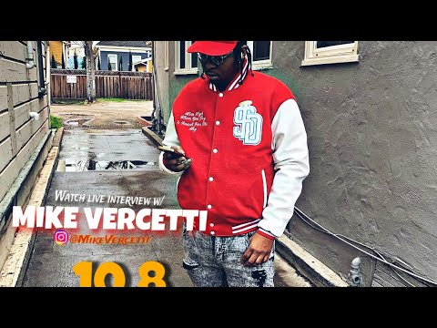 Mike Vercetti live interview...music, growing up in Flint, BabyFxce E, West Coast...(audio low)