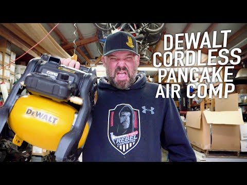 Review: DeWalt Cordless Pancake Air Compressor PART 1 || Dr Decks