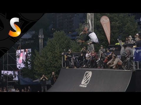 Michael Beran - 3rd Final BMX Spine - FISE World Andorra 2014