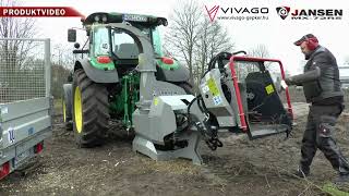 Ágaprító gép traktorhoz – JANSEN JX-72RS