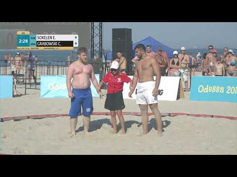 1/2 Men's BW - +70 kg: E. SOKELEN (TUR) v. C. GRABOWSKI (USA)