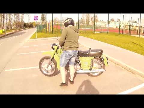 Riding a Soviet Bike (1966 ИЖ Юпитер) | Riding In Latvia - Side View