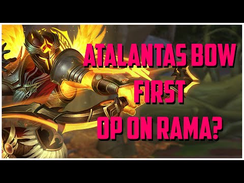 ATALANTAS BOW FIRST! OP ON RAMA? RANKED SMITE S8