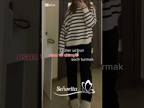 Qizlar uchun soch turmak 💞 #aesthetic #shorts