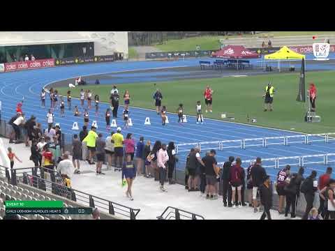 U9 Girls 60m Hurdles Heat 5: 2022 Commonwealth Bank State Combined Events Championships - Saturday