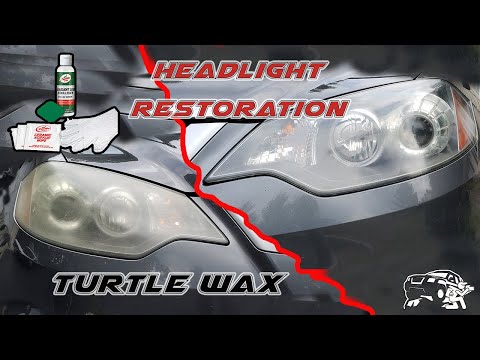 Turtle Wax Speed Headlight Lens Restorer Kit with Ceramic Acrylic Protection Wipes