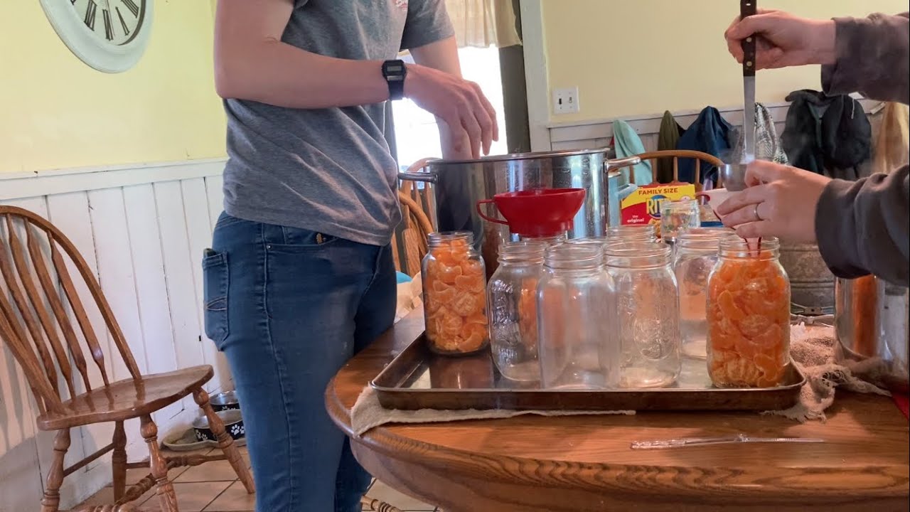 Water Bath Canning Oranges #canning #pantry #foodpreservation