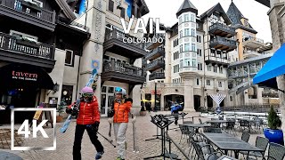 |4K| Vail, Colorado Walk - Lionshead Village  - Millionaire's Ski Resort - HDR - USA - 2023