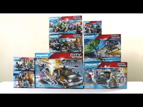Playmobil unboxing : Police (2021) - 70568, 70569, 70570, 70571, 70572, 70573, 70575, 70577