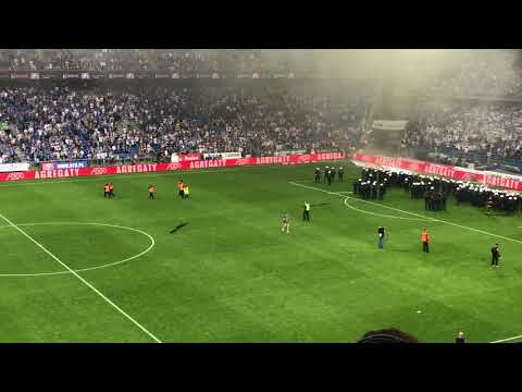 Lech Poznań - Legia Warszawa. Zadyma na stadionie w Poznaniu. 20.05.2018