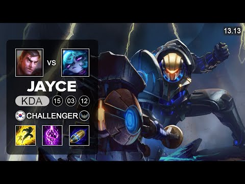 Jayce vs Vex Mid - KR Challenger - Patch 13.13 Season 13