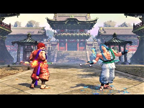 Kazuki Kazama vs Sogetsu Kazama (Hardest AI) - SAMURAI SHODOWN Katana Duel