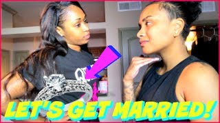 CRAZY LET'S GET MARRIED NOW PRANK ON GIRLFRIEND!