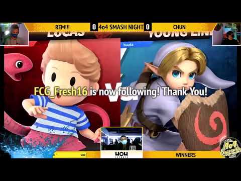 SSBU - 4o4 Smash Night - DH| REM!!! (Lucas) vs Chun (Young Link) - Winners Quarter-Final