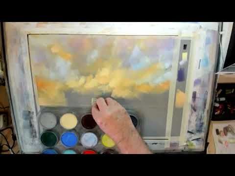 LIVE Demonstration Oct 20th 2020 - Les Darlow Skyscape Painting