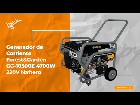 porter.com.py - Generador de Corriente Forest&Garden GG-10500E 4700W 11HP Paraguay