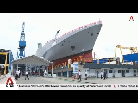 Singapore navy launches first of six multi-role combat vessels