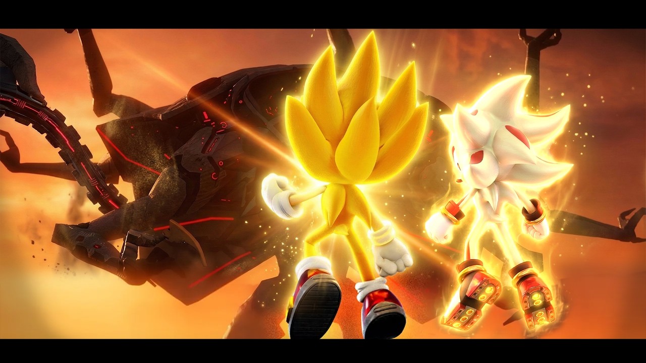 Super Sonic X Shadow in Sonic Games...