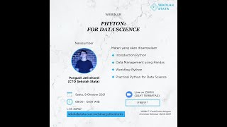 Webinar Python for Data Science