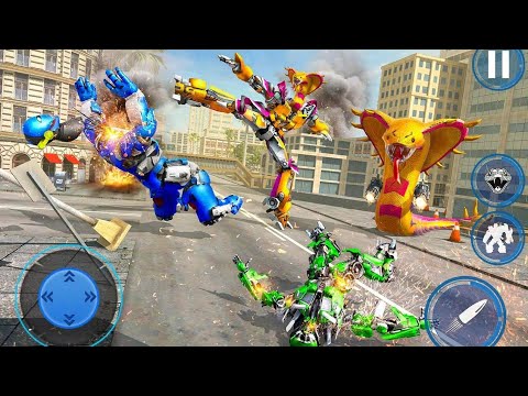 Optimus Prime Multiple Transformation Jet Robot Car Game 2020 - Android Gameplay
